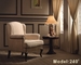850*850*900mm Witte Hotelzaal Sofa Single Seater Fabric Sofa met ISO14001