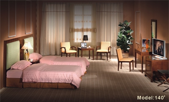 Pas van het de Slaapkamermeubilair van het Kleurenhotel van de de Reeksen Tweelinggrootte Bed 1200*2000*250mm aan