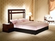 De Slaapkamer van het Gelaimeihardhout plaatst 1800*2000*250mm Bedbase In traditionele stijl