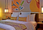 ISO14001 van het de Villameubilair van de goedkeurings de Oranje Stof Koning Size Bedroom Furniture